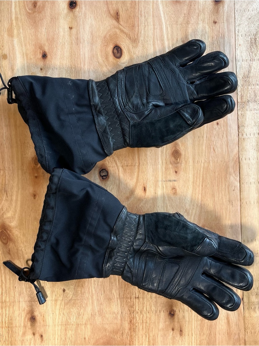 Black Diamond Black Men's Leather-Shell Winter Gloves